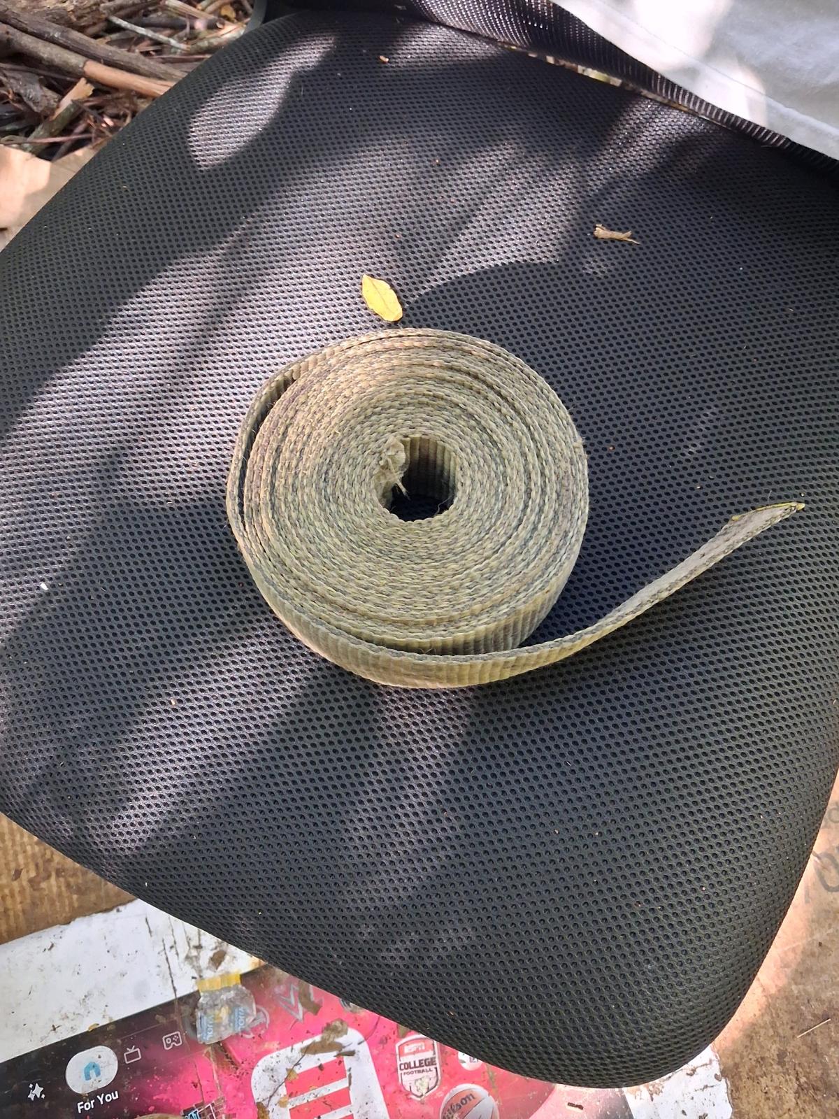 2 nylon  straps one with hook one without 15ft 25ft strong - Clearwater, Florida - FleaMarketBay