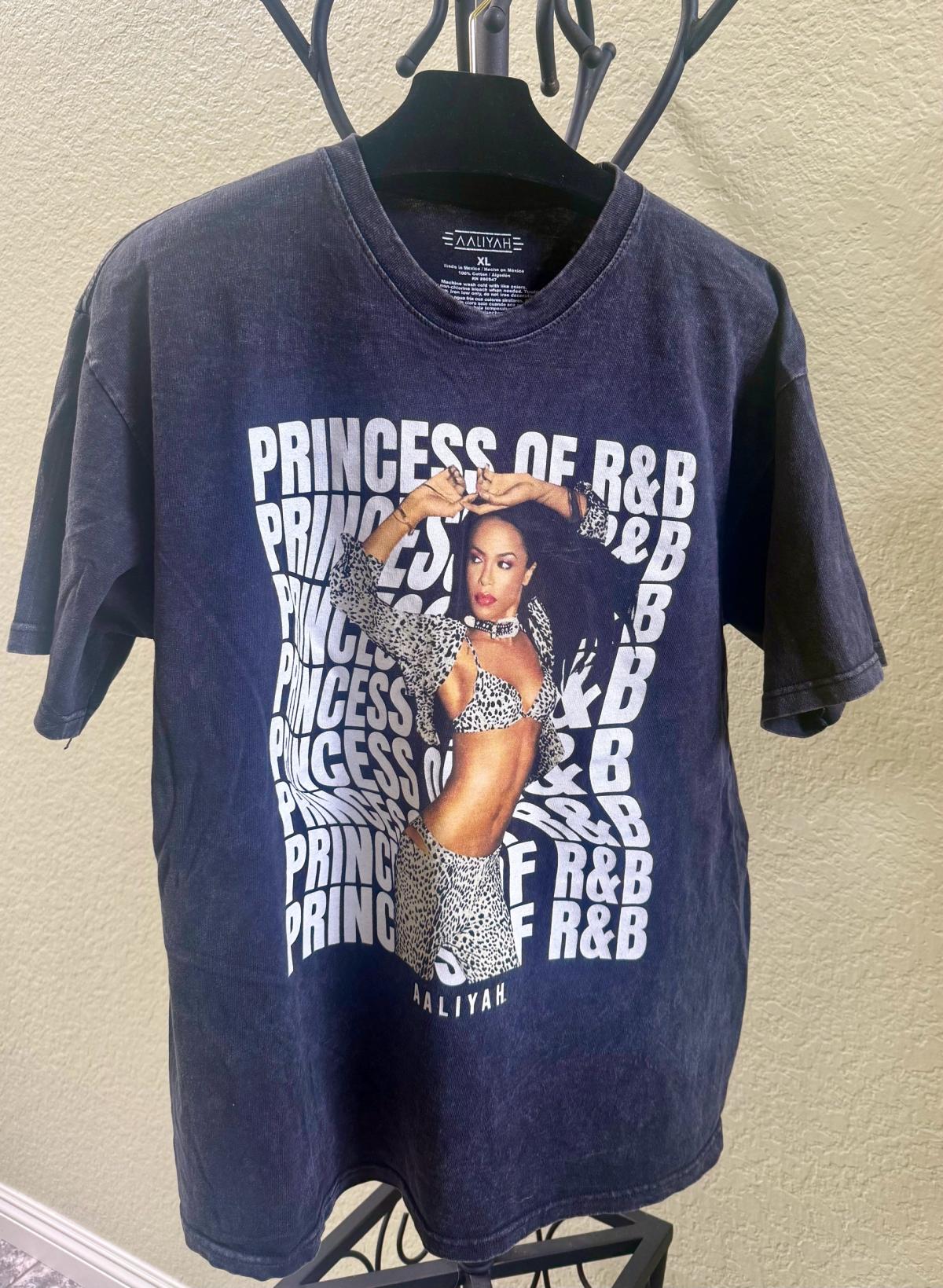 Aaliyah Princess of RB Graphic TShirt Black XL Princess of R - Pomona, California - FleaMarketBay