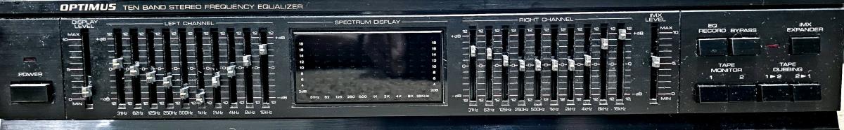 Optimus 20 Band Graphic Equalizer - Tomball, Texas - FleaMarketBay