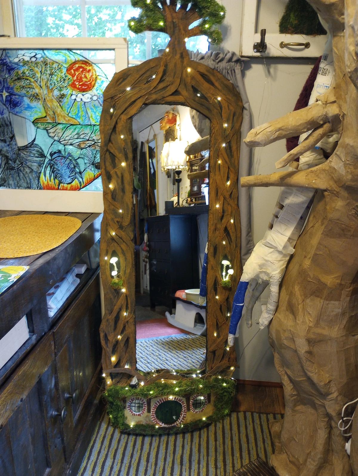 Hobbit Hole Mirror Handmade - Cleveland, Tennessee - FleaMarketBay
