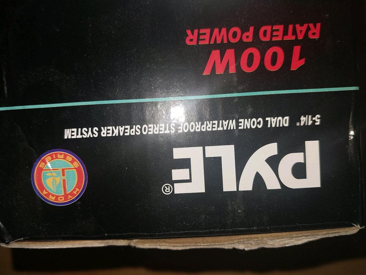 Marine grade speakers one pair nib - Alto, Michigan - FleaMarketBay