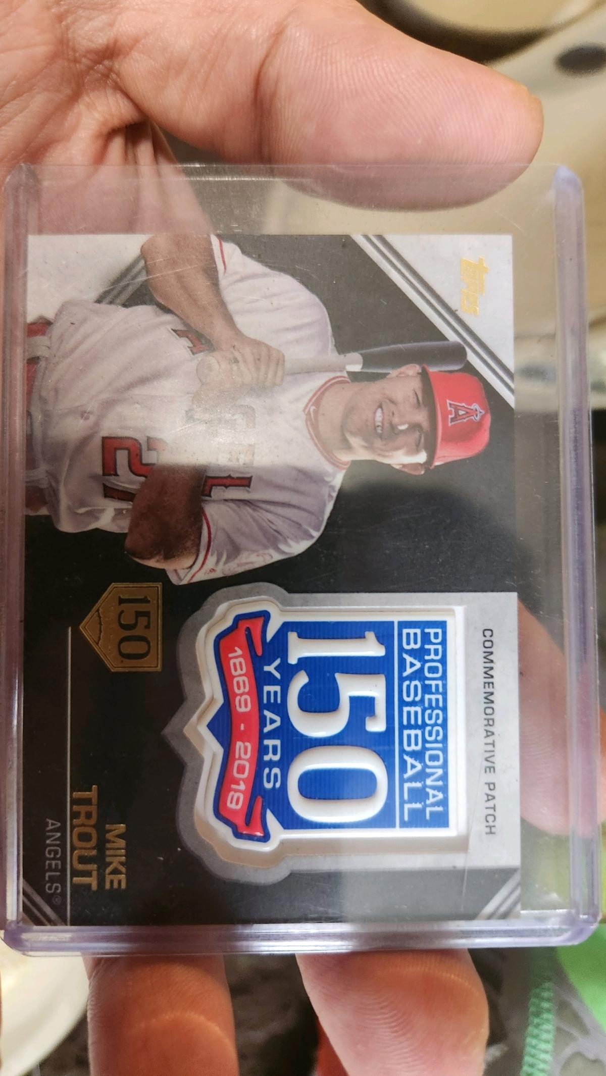 Trout 150 patch serial 150 baseball card - Kansas City, Missouri - FleaMarketBay