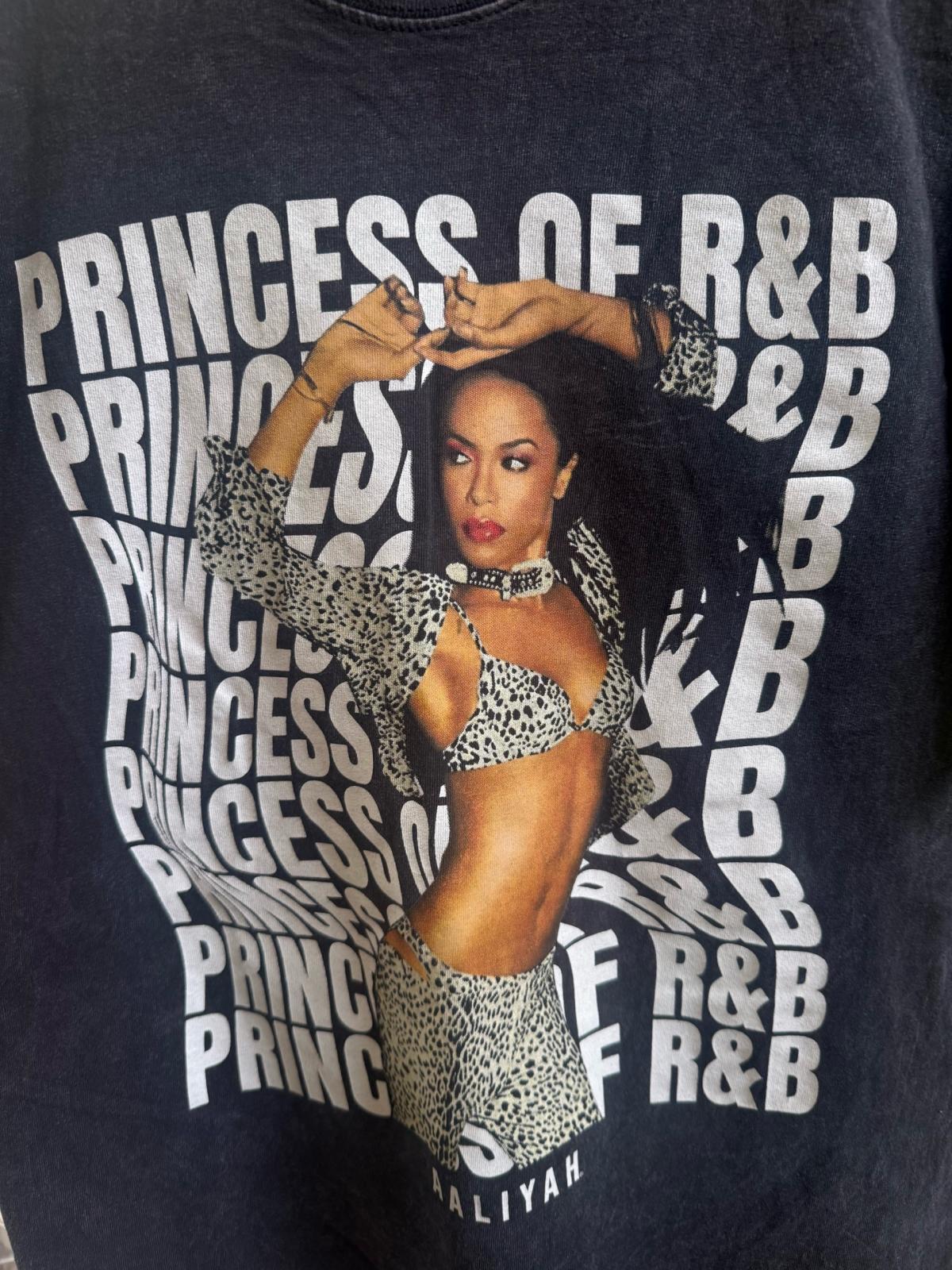 Aaliyah Princess of RB Graphic TShirt Black XL Princess of R - Pomona, California - FleaMarketBay