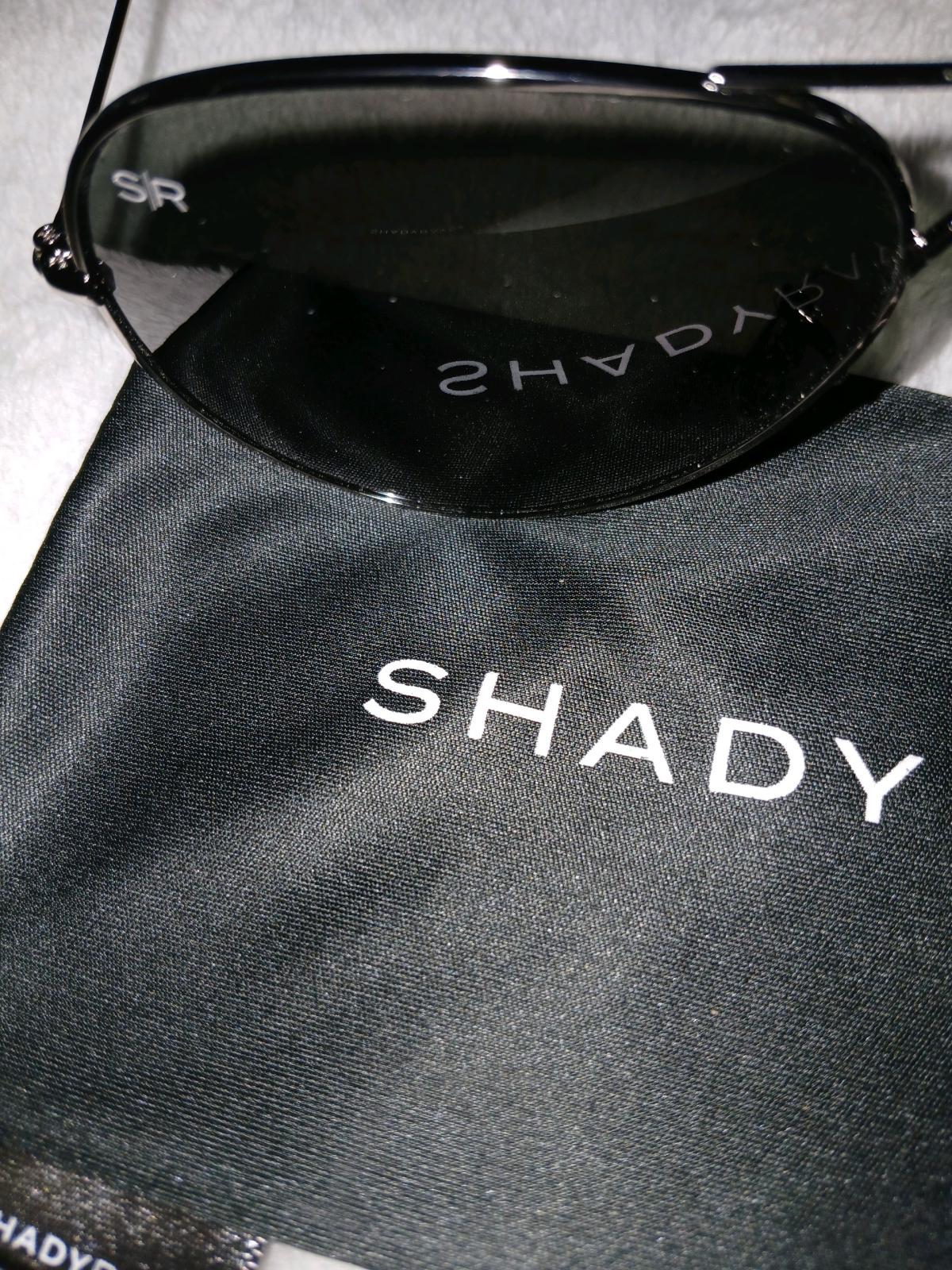 Shady Rays Polarized Sunglasses Black Aviator Metal Frame - Crystal Lake, Illinois - FleaMarketBay
