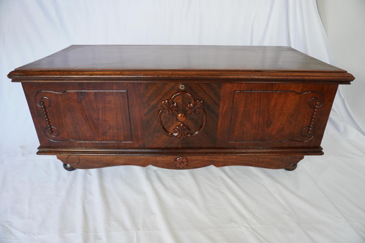 Vintage Cedar Lined Hope Chest | Solid Cedar Blanket Chest | Storage Trunk - , California - FleaMarketBay