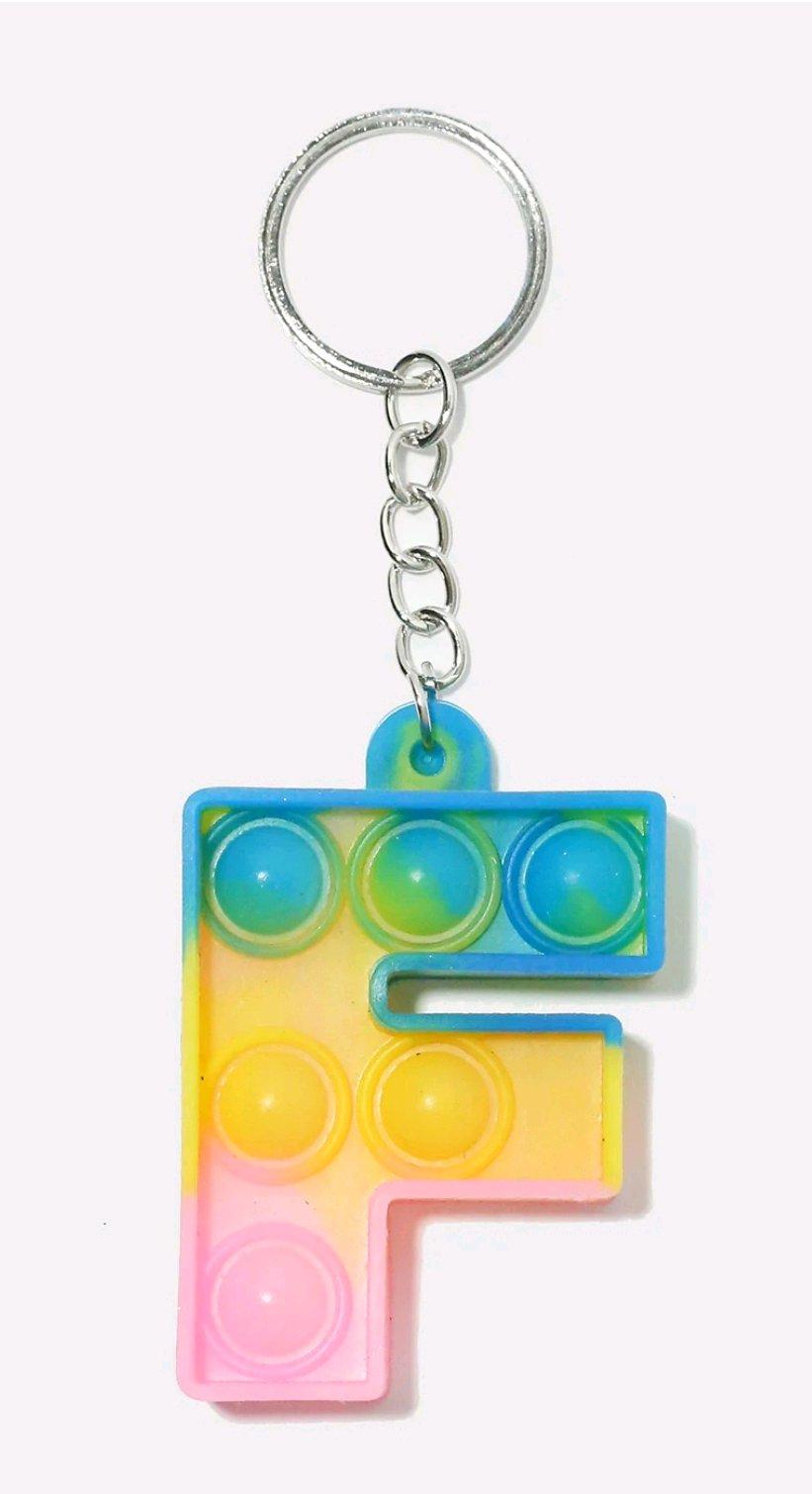 Alphabet Push Pop Keychain  F - Angleton, Texas - FleaMarketBay
