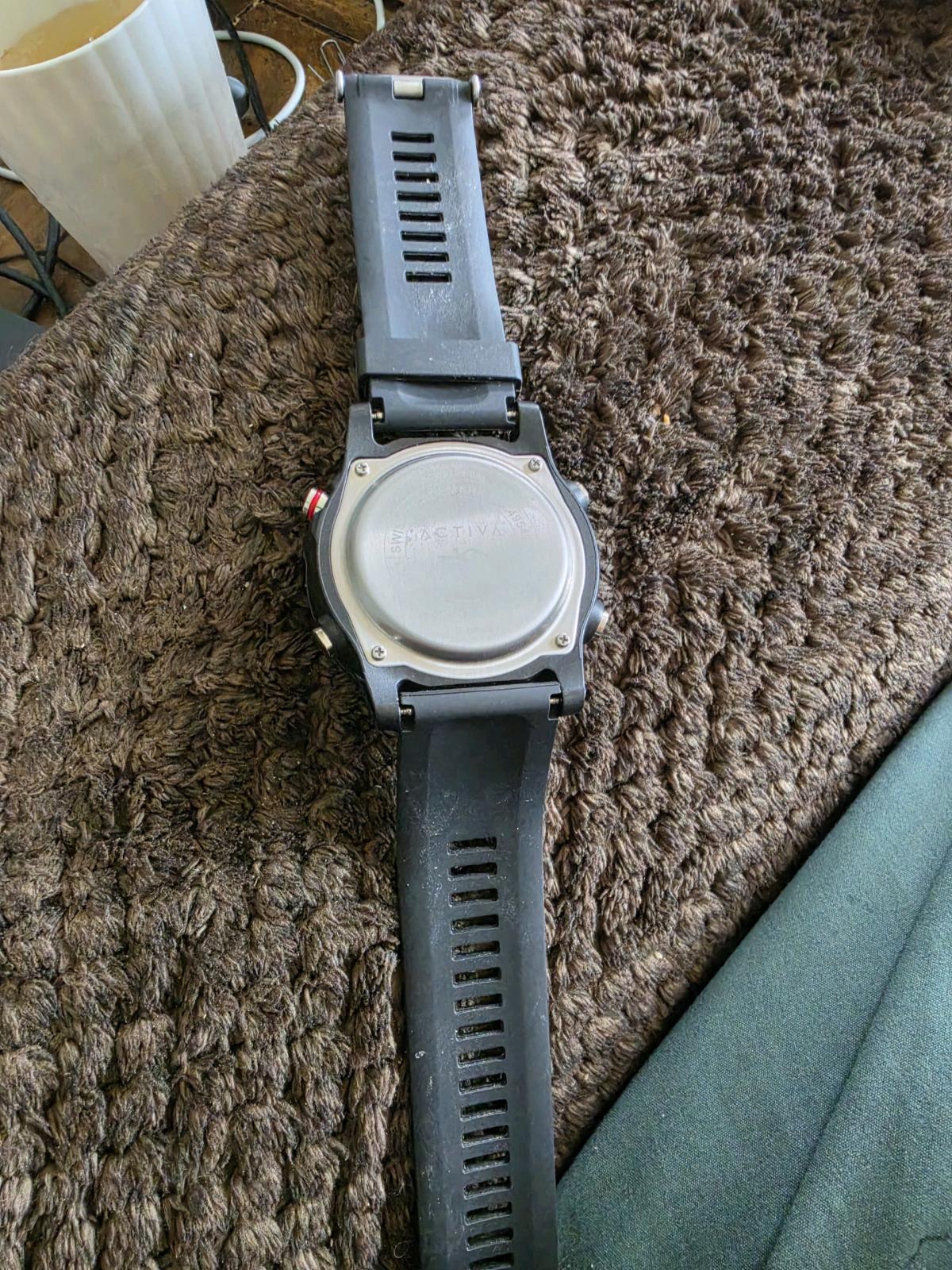 Mens all black wrist watch - Great Bend, Kansas - FleaMarketBay