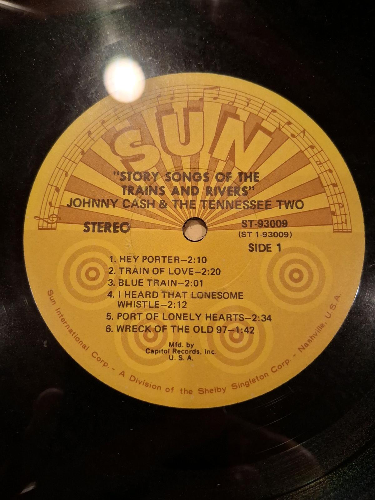 Sun Album Johnny Cash - West Palm Beach, Florida - FleaMarketBay