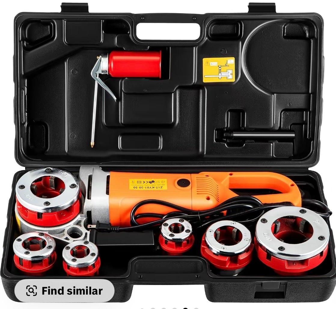 VEVORRatchet Pipe Threader Kit 14 NPT  114NPT Manual Ratchet - Pataskala, Ohio - FleaMarketBay