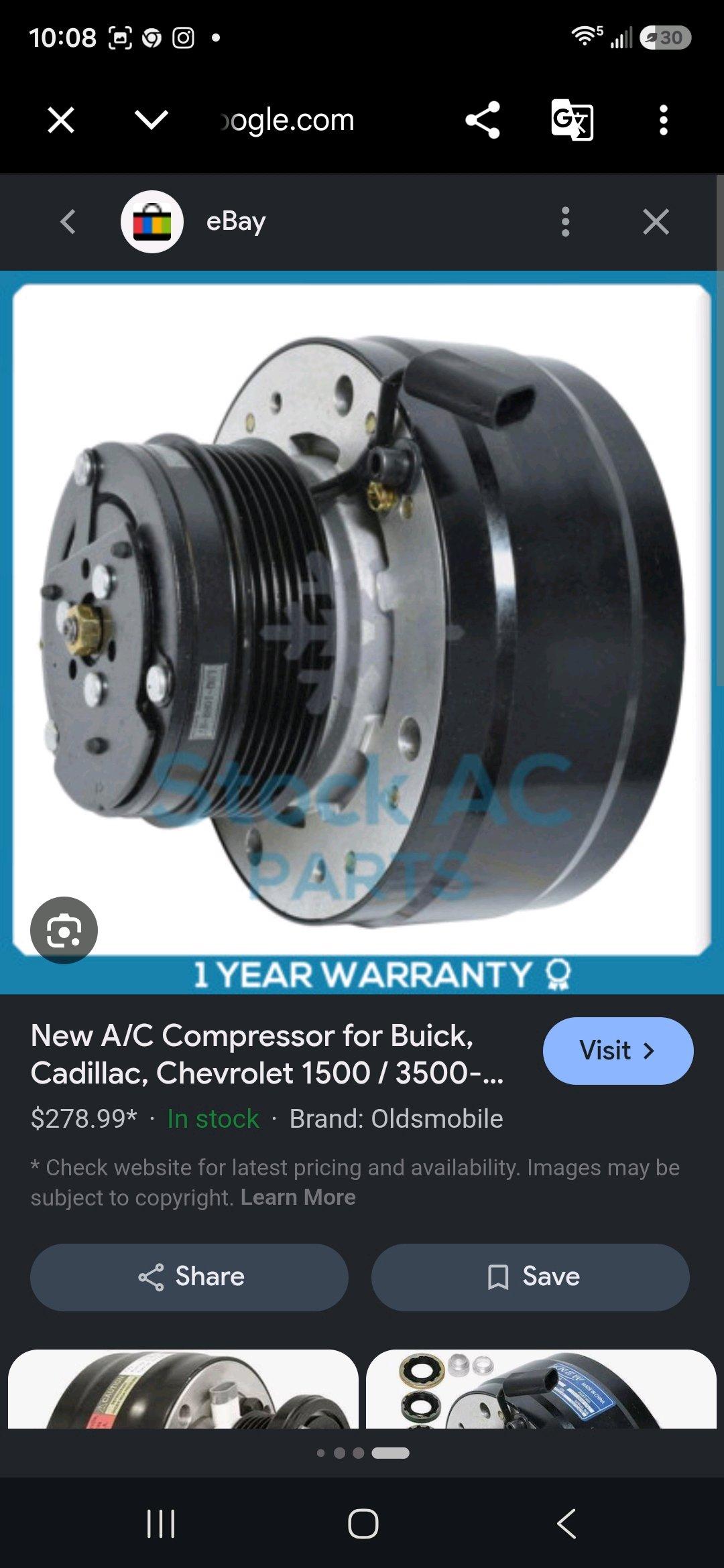 brand new ac compressor in box - Clovis, California - FleaMarketBay