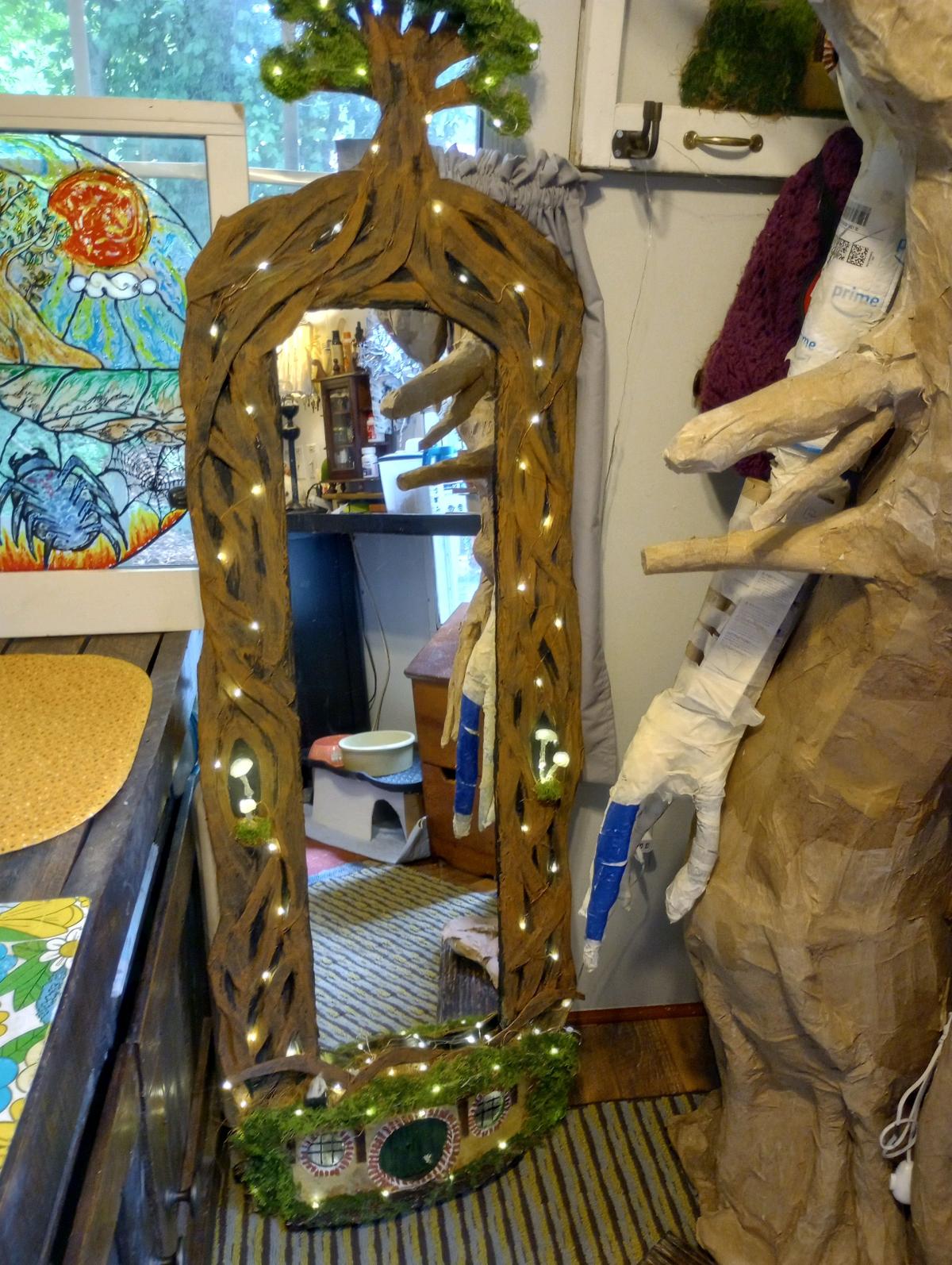 Hobbit Hole Mirror Handmade - Cleveland, Tennessee - FleaMarketBay