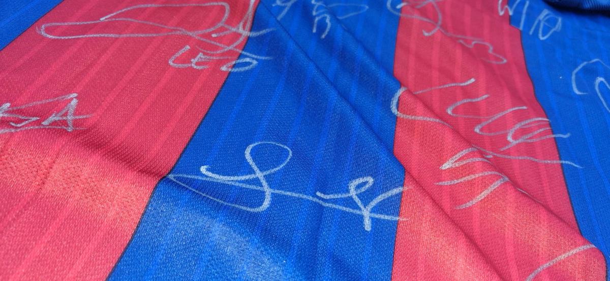 Signed FC Barcelona 20162017 Home Shirt  Jersey with COA - Live Oak, Florida - FleaMarketBay
