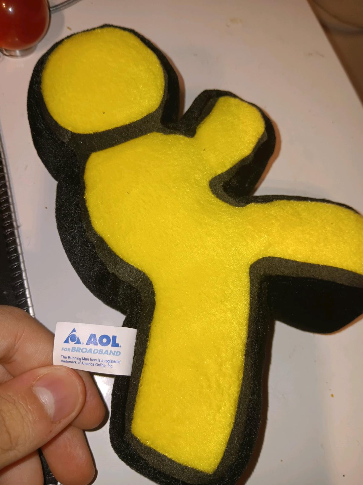 AOL running man plush - Powder Springs, Georgia - FleaMarketBay
