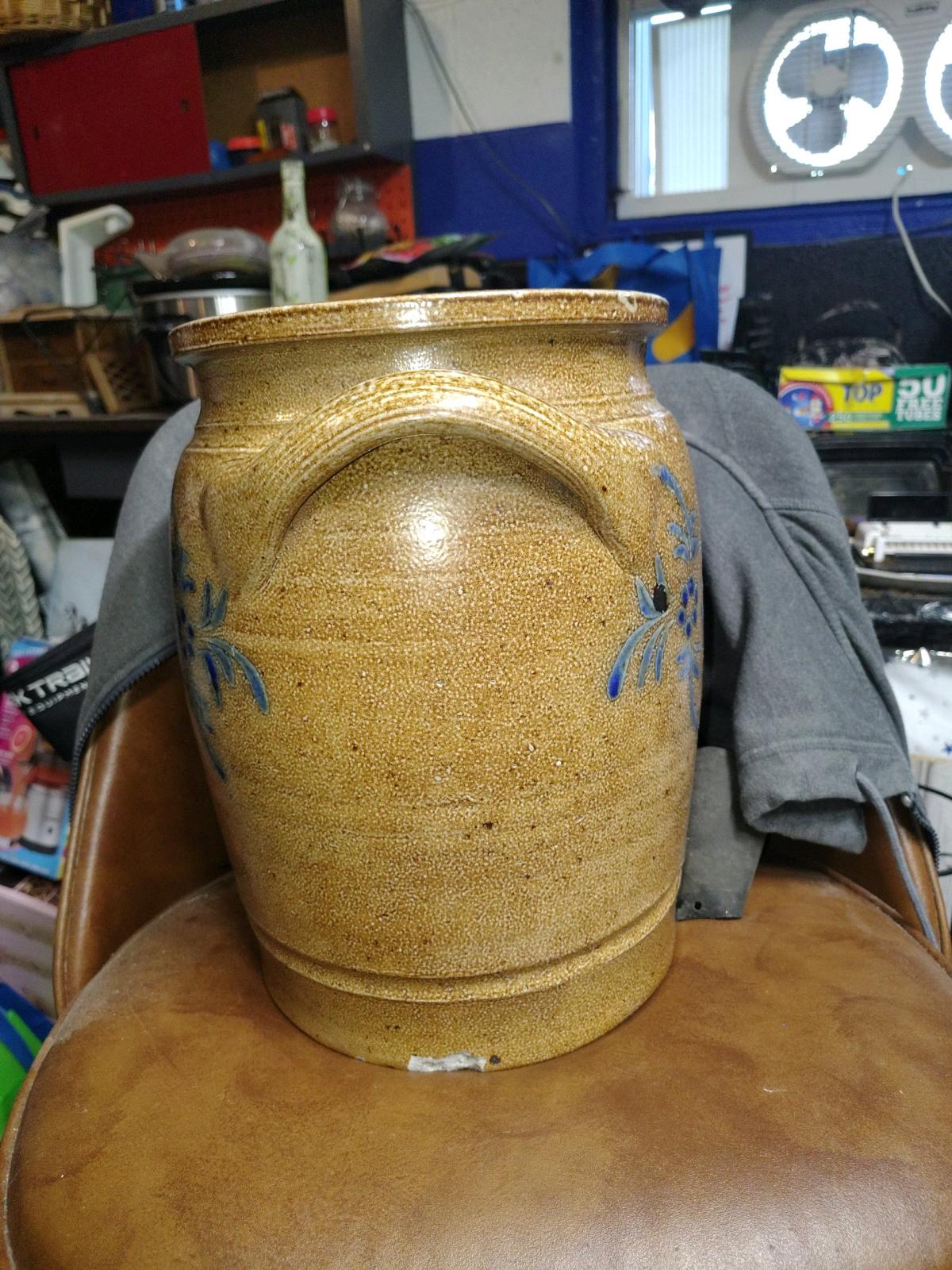 Large HandThrown Salt Glazed Stoneware - Bernville, Pennsylvania - FleaMarketBay