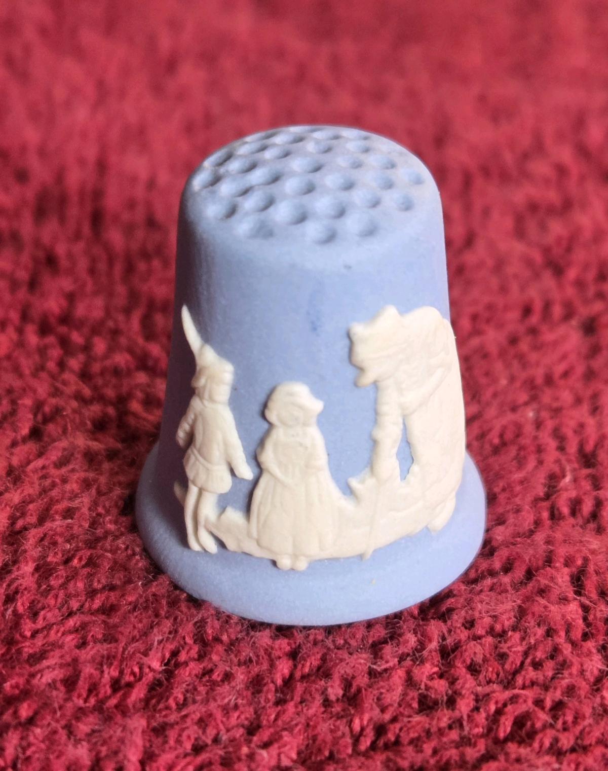 12 pc Collection Wedgewood Fairy Tale Thimbles - San Antonio, Texas - FleaMarketBay
