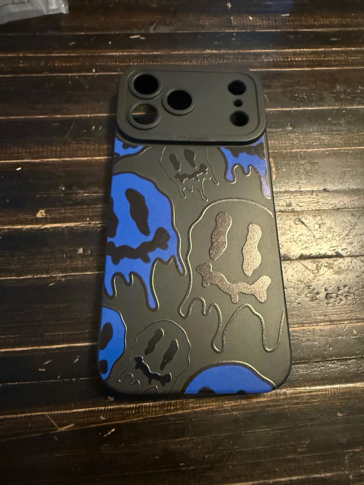 iPhone 17 pro max case blue skulls - Dallas, North Carolina - FleaMarketBay