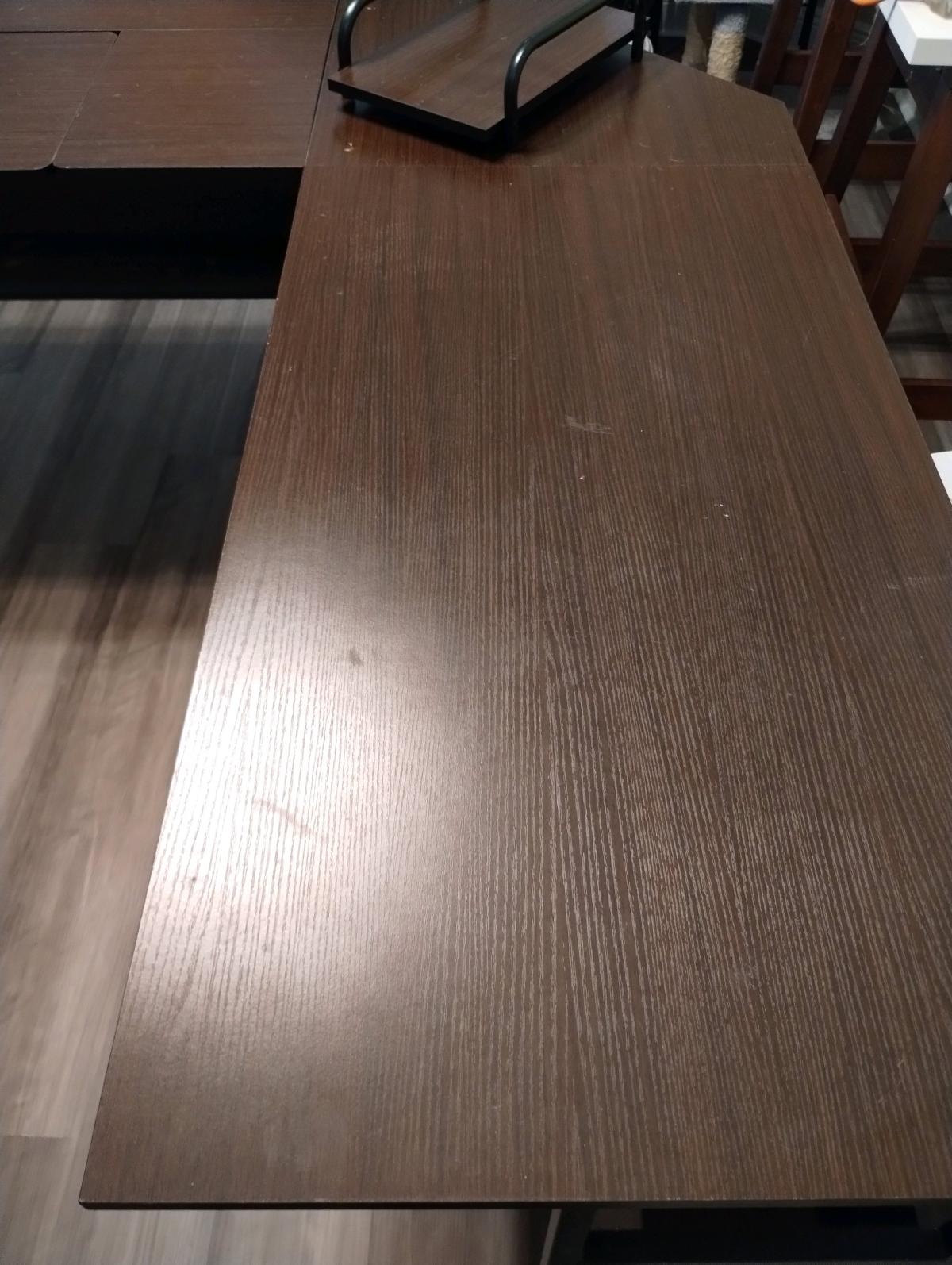 Lshaped desk with adjustable drafting section and shelves - Navarre, Florida - FleaMarketBay
