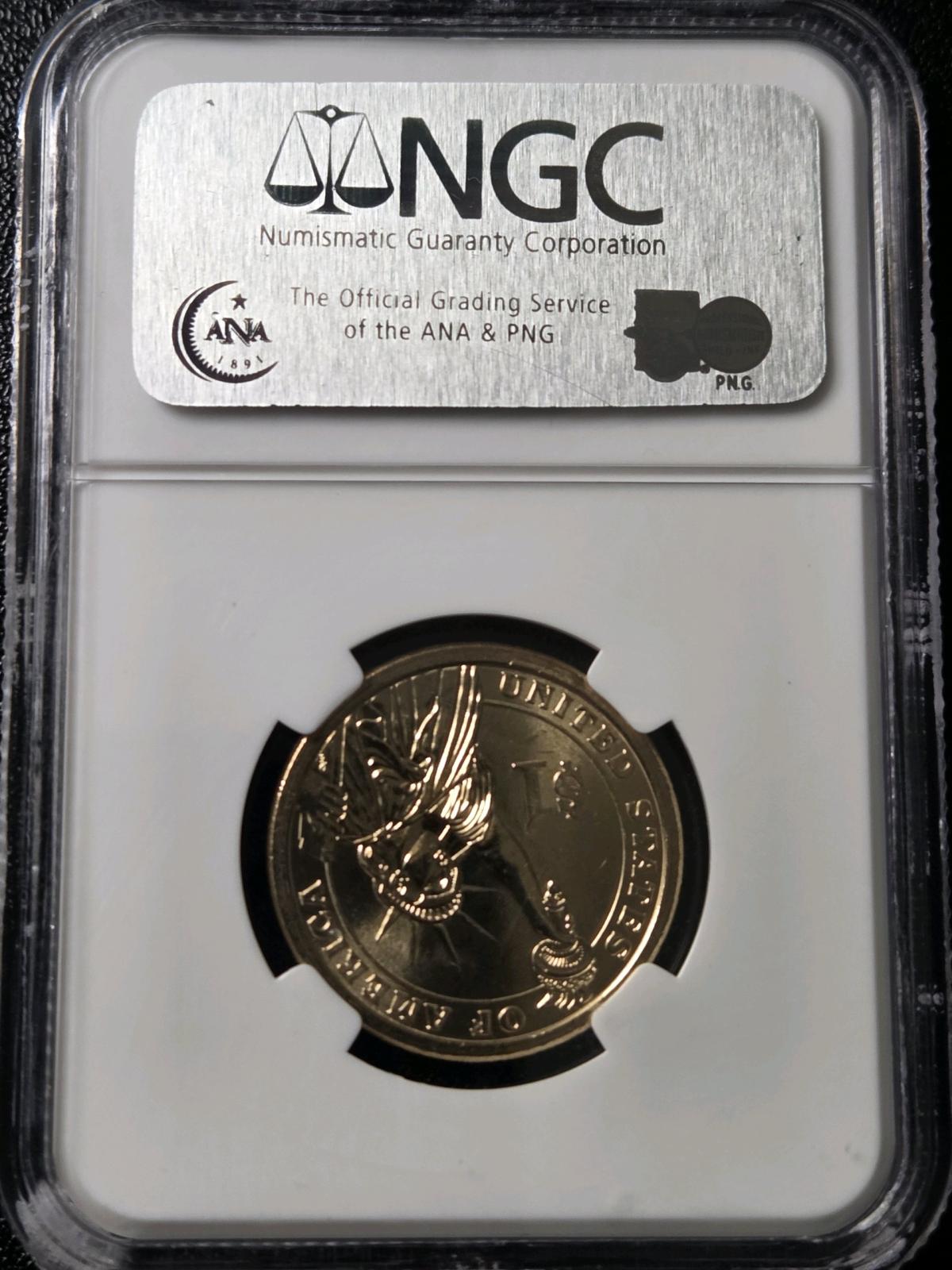 2007 George Washington Presidential Graded Coin - San Antonio, Texas - FleaMarketBay