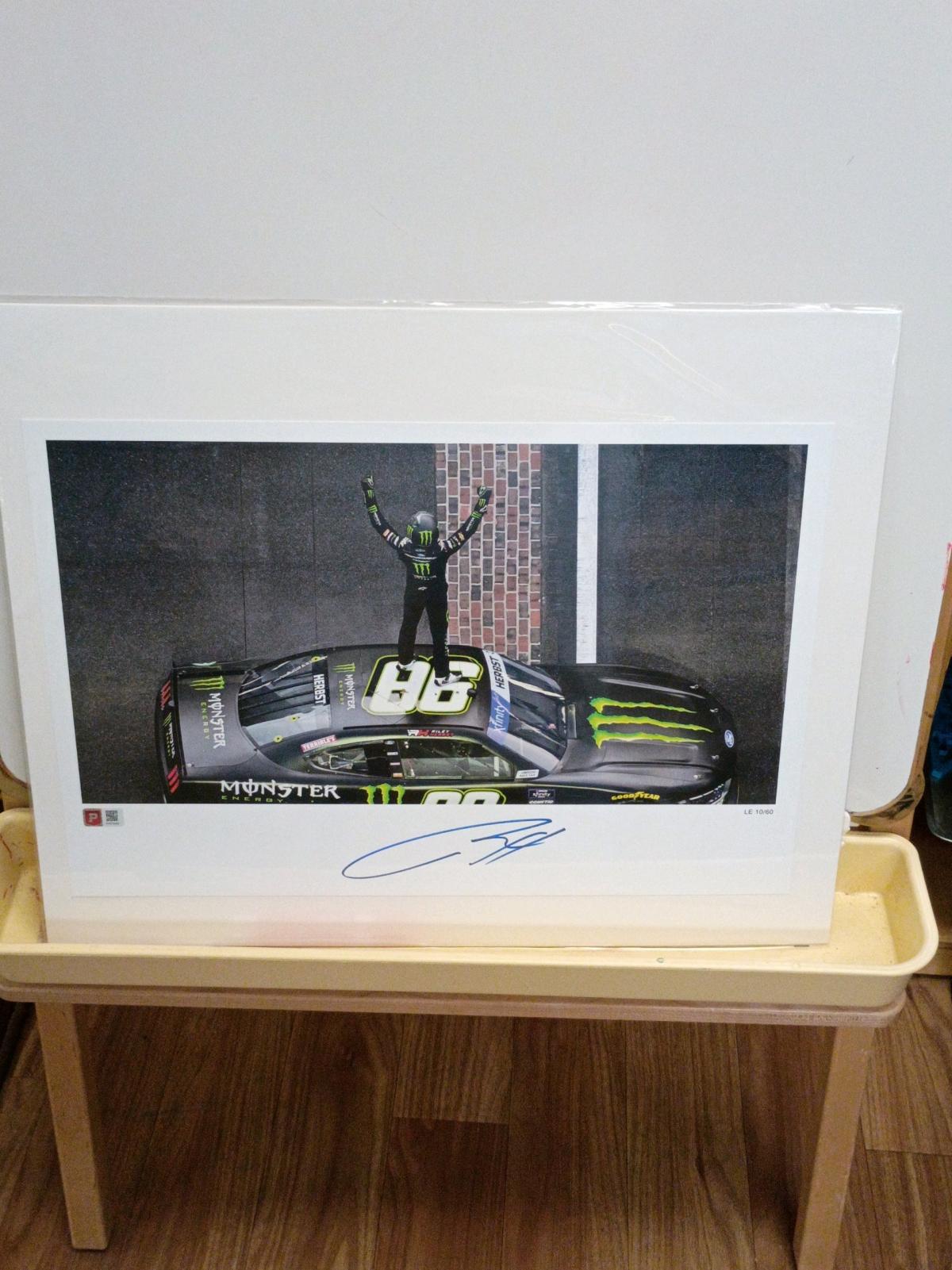 Signed Nascar Photo Car Number 86 Certified Authencity - Smithfield, Virginia - FleaMarketBay