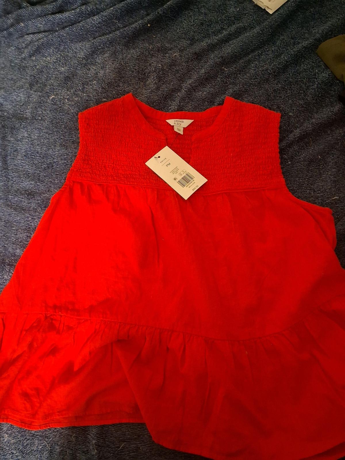 PM Crown Ivy Pink Sleeveless Shirt - Cordele, Georgia - FleaMarketBay