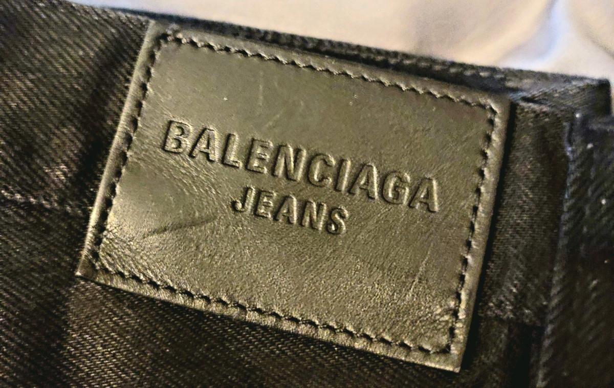 Balenciaga Wide Leg Distressed Denim Jeans black Japan NEW - Dallas, Texas - FleaMarketBay