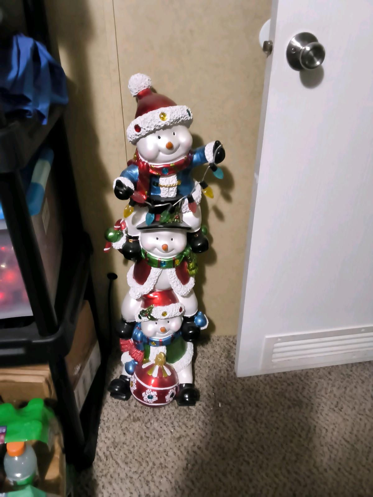 3 stack of snowmen - Buford, Georgia - FleaMarketBay