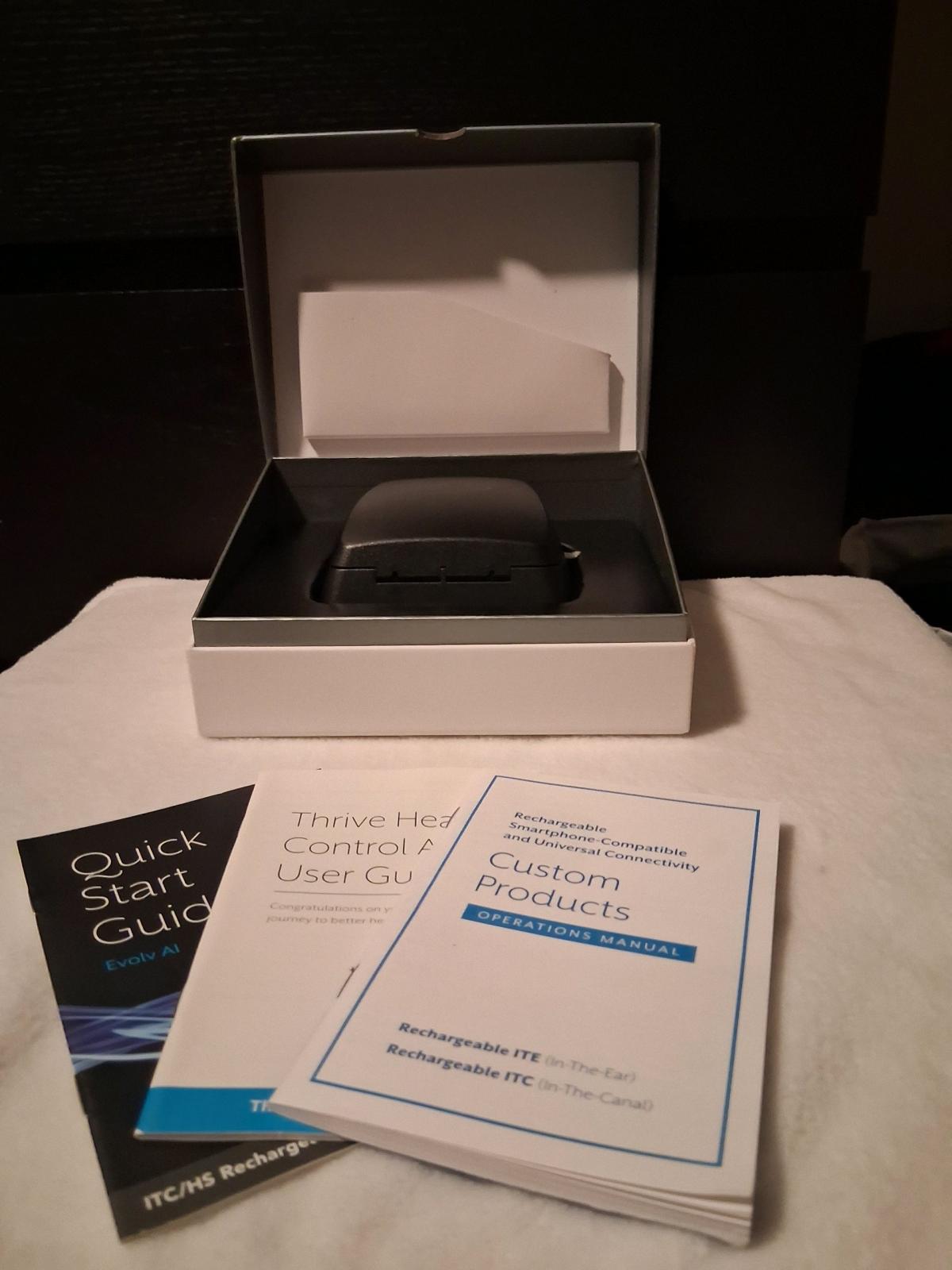 Hearing Aids Brand New BOTH EVOLV rechargeable EVERYTHING IN - Harleysville, Pennsylvania - FleaMarketBay