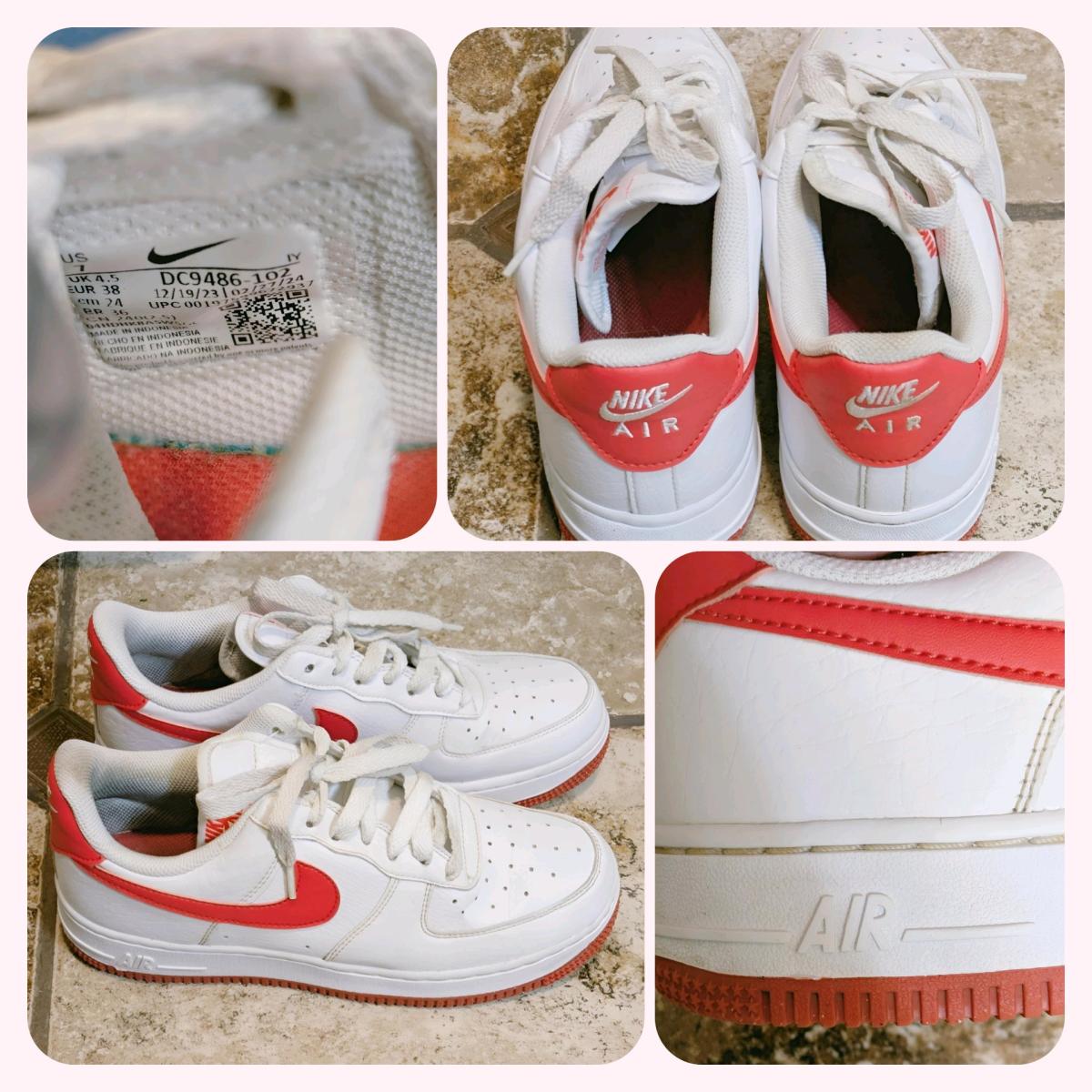 Nike Air Force Ones Pink and White - Ava, Illinois - FleaMarketBay
