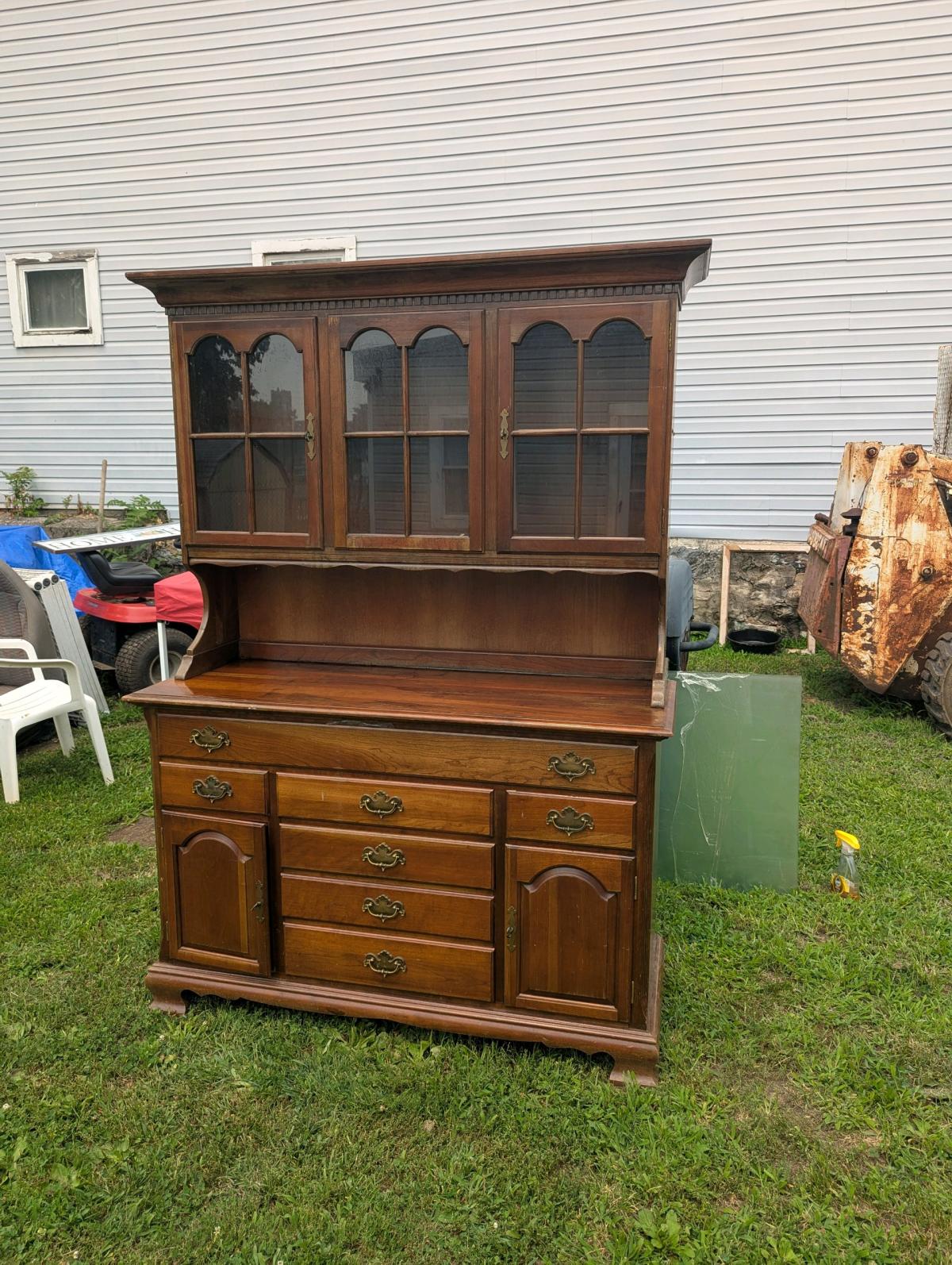 solid Cherry hutch - Hagerstown, Maryland - FleaMarketBay