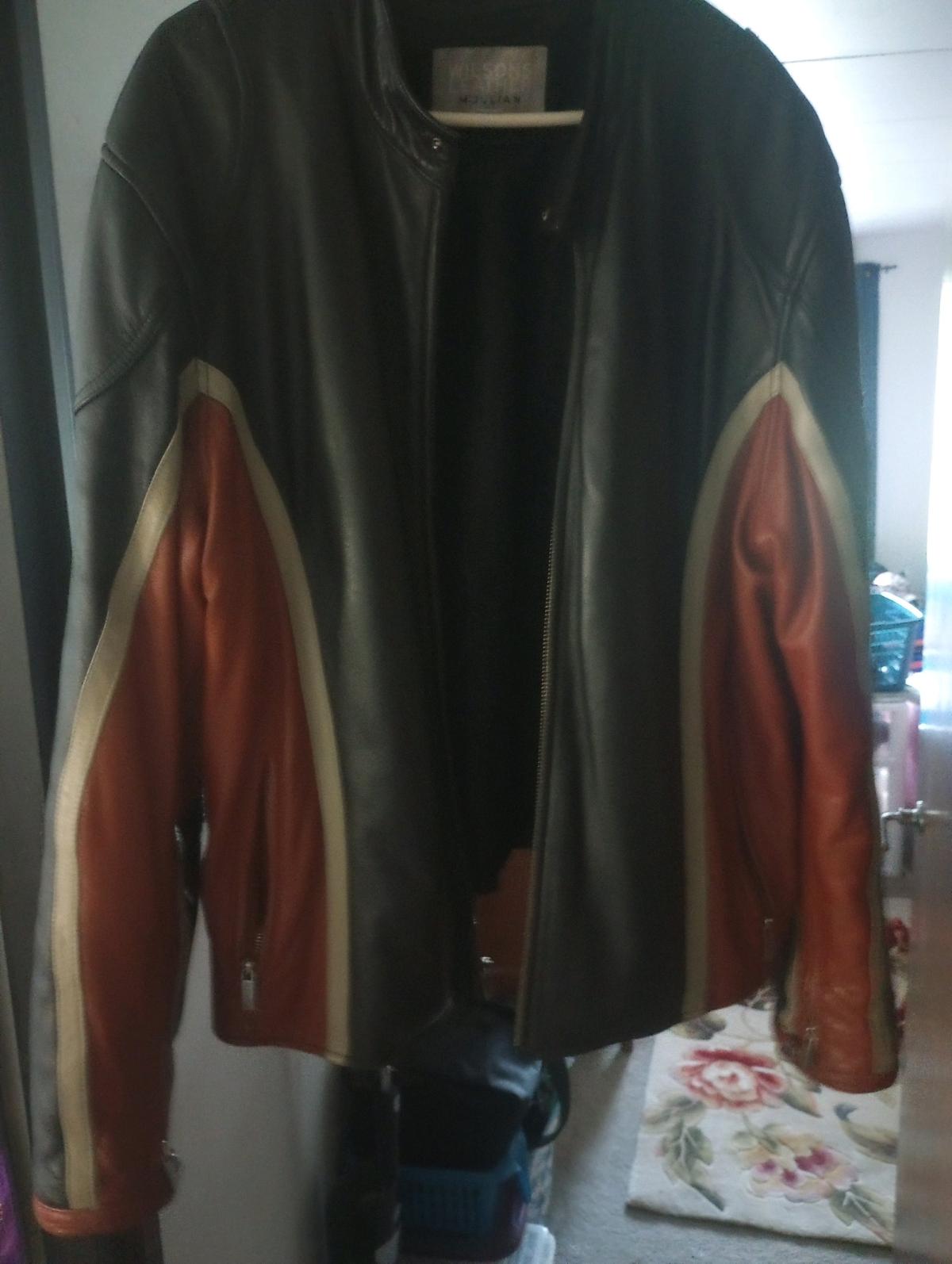 leather jackets one rider and one dress - Muskegon, Michigan - FleaMarketBay