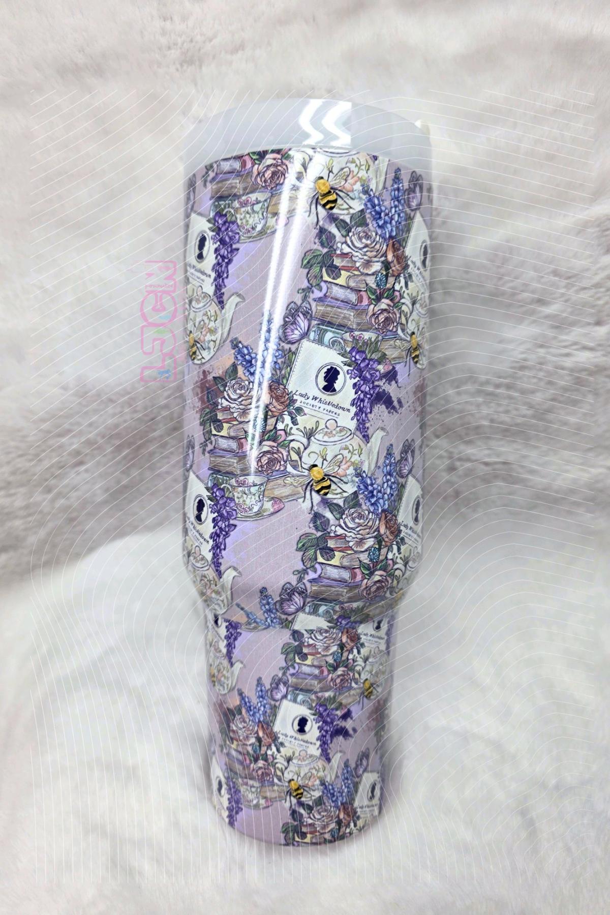 Lady Whistledown 40oz Tumbler - Oceanside, Oregon - FleaMarketBay