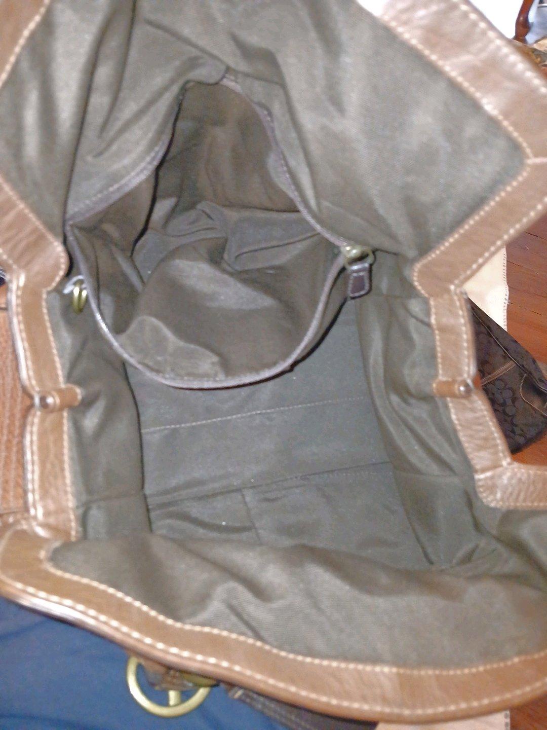 Vintage Brown Coach Chelsea Turnlock Pebble Leather Satchel - Sugar Land, Texas - FleaMarketBay