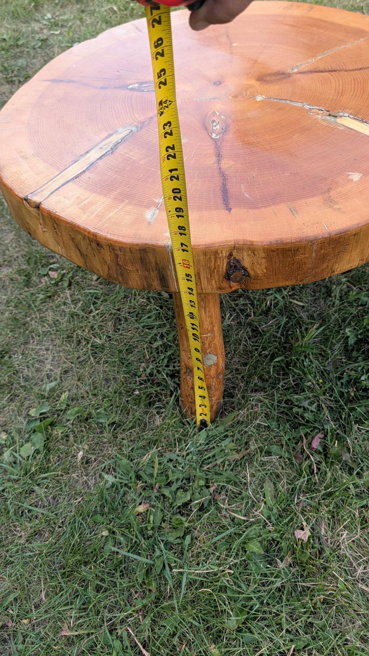 Log Coffee Table - Remer, Minnesota - FleaMarketBay