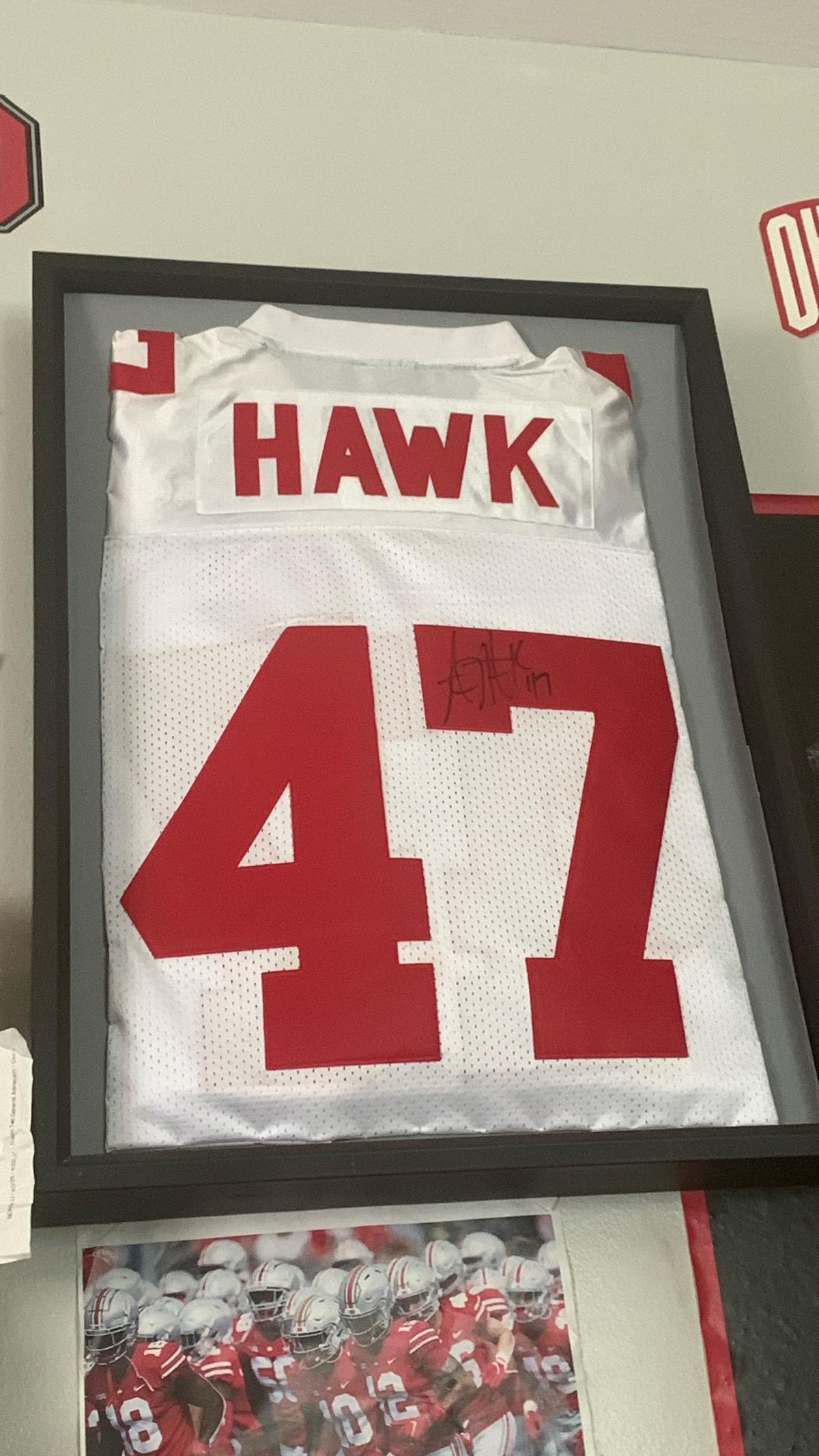 OSU autographed AJ Hawk Jersey - Columbus, Ohio - FleaMarketBay