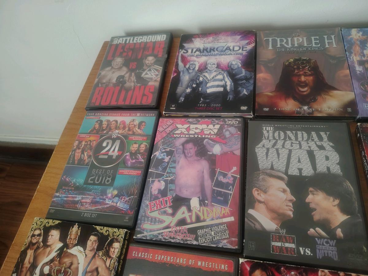 WWE DVD  Collectibles Lot  Great for Fans  Collectors - New Castle, Pennsylvania - FleaMarketBay