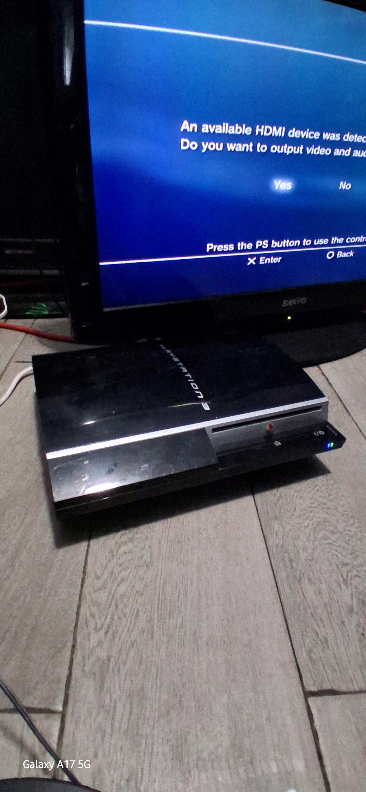 Sony PlayStation 3 PS3 Fat 80GB CECHK01 Console w Powerhdmi - Fort Worth, Texas - FleaMarketBay