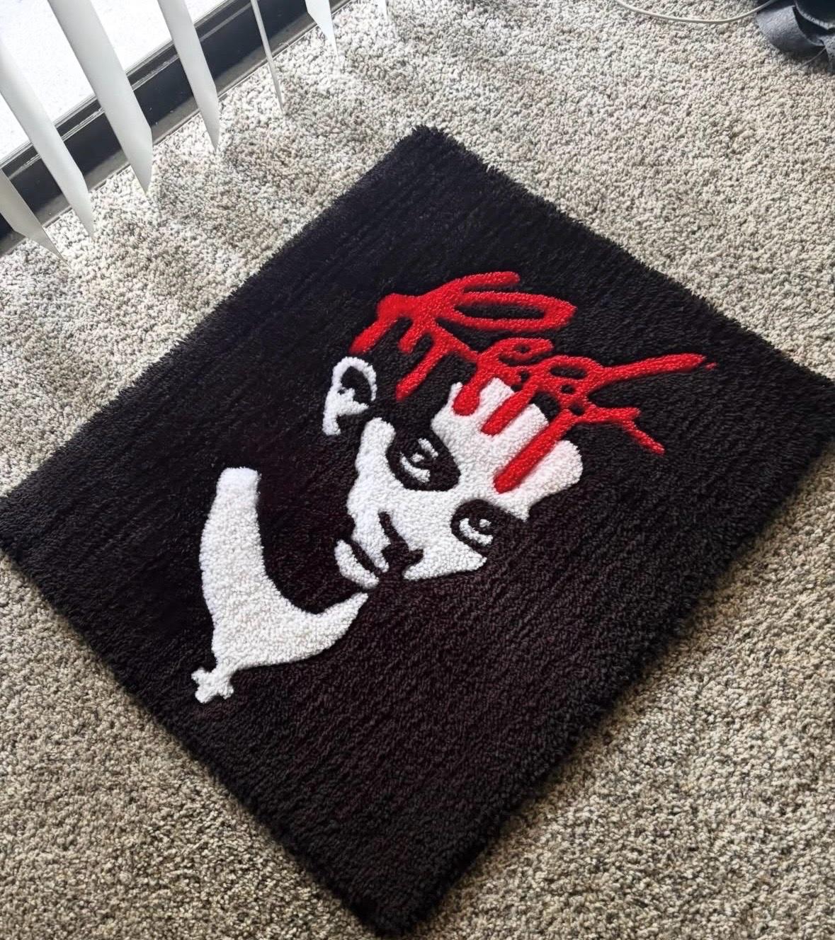 Playboi Carti WLR CUSTOM TUFTED RUG 2FT - Daytona Beach, Florida - FleaMarketBay