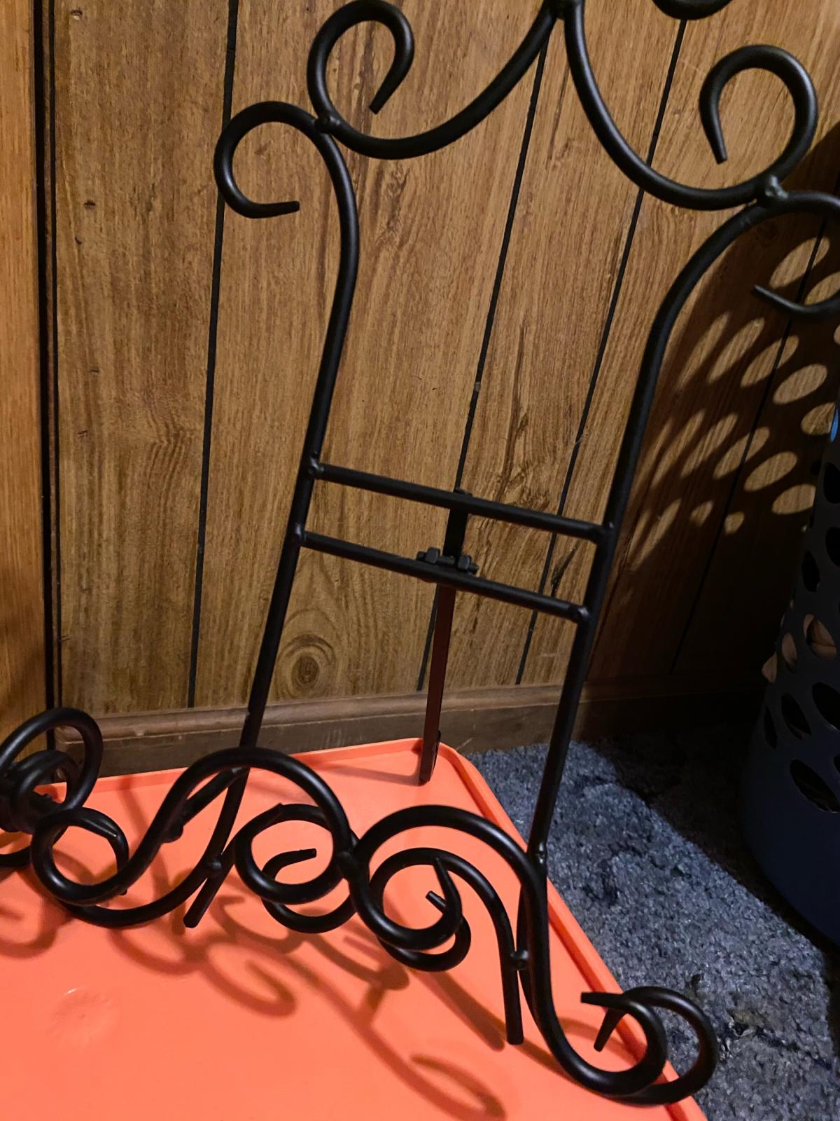Two black metal easels - Statesville, North Carolina - FleaMarketBay