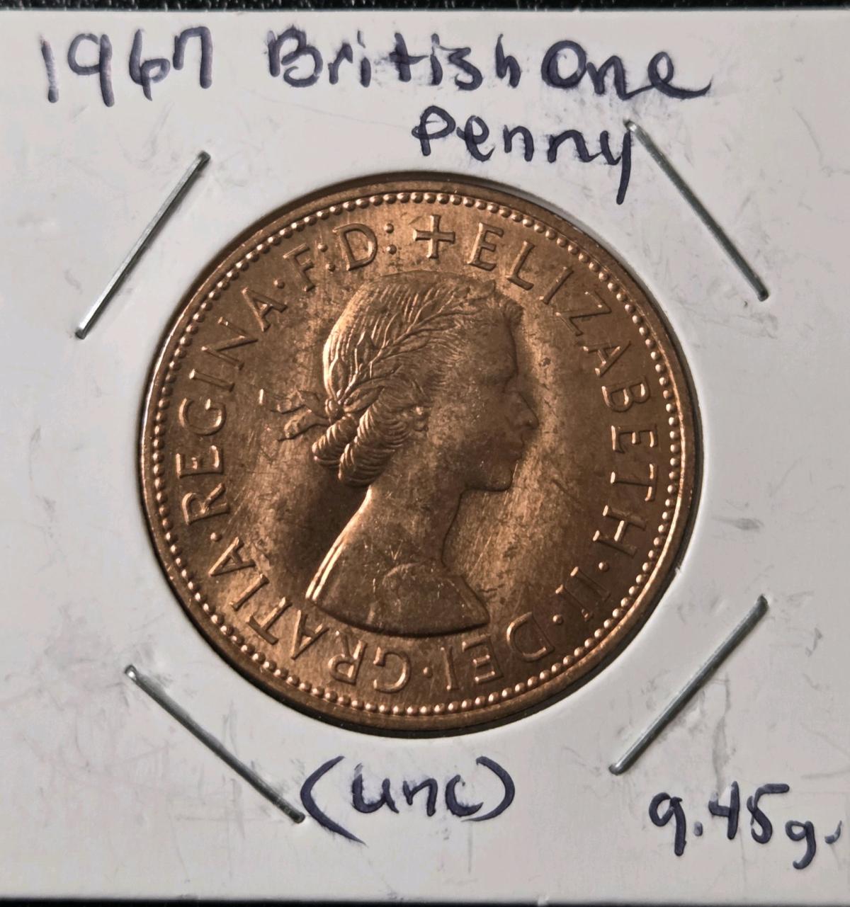 A Super nice 1967 British One Penny - San Antonio, Texas - FleaMarketBay