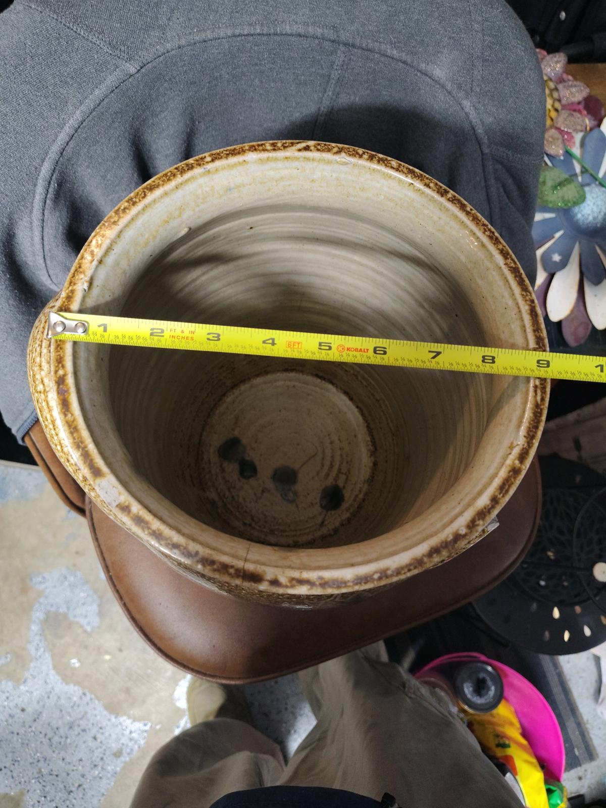 Large HandThrown Salt Glazed Stoneware - Bernville, Pennsylvania - FleaMarketBay