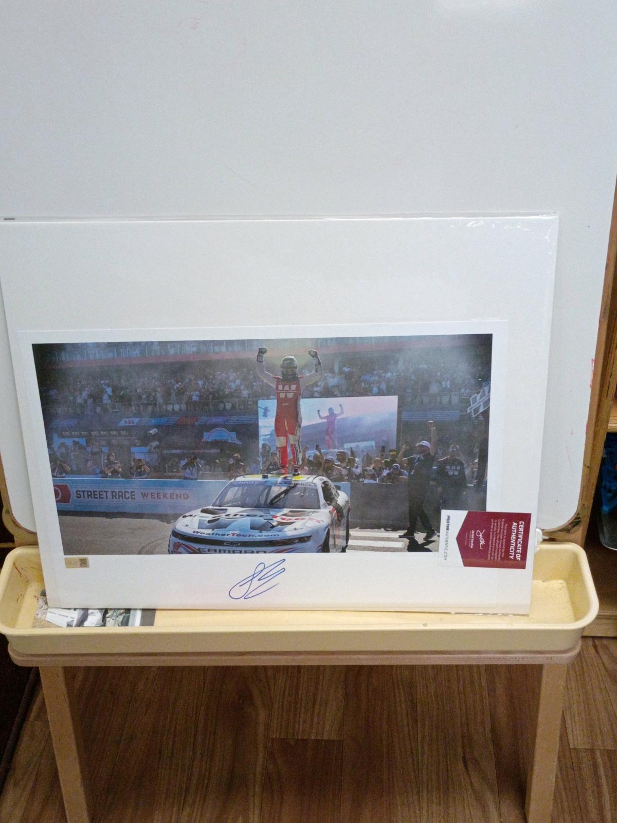Signed Nascar Photo Certified Authencity - Smithfield, Virginia - FleaMarketBay