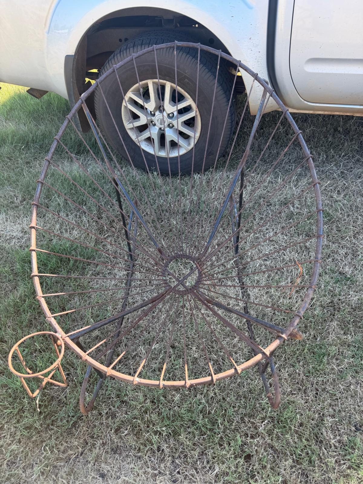 1800s wrought iron rocker - Big Sandy, Texas - FleaMarketBay