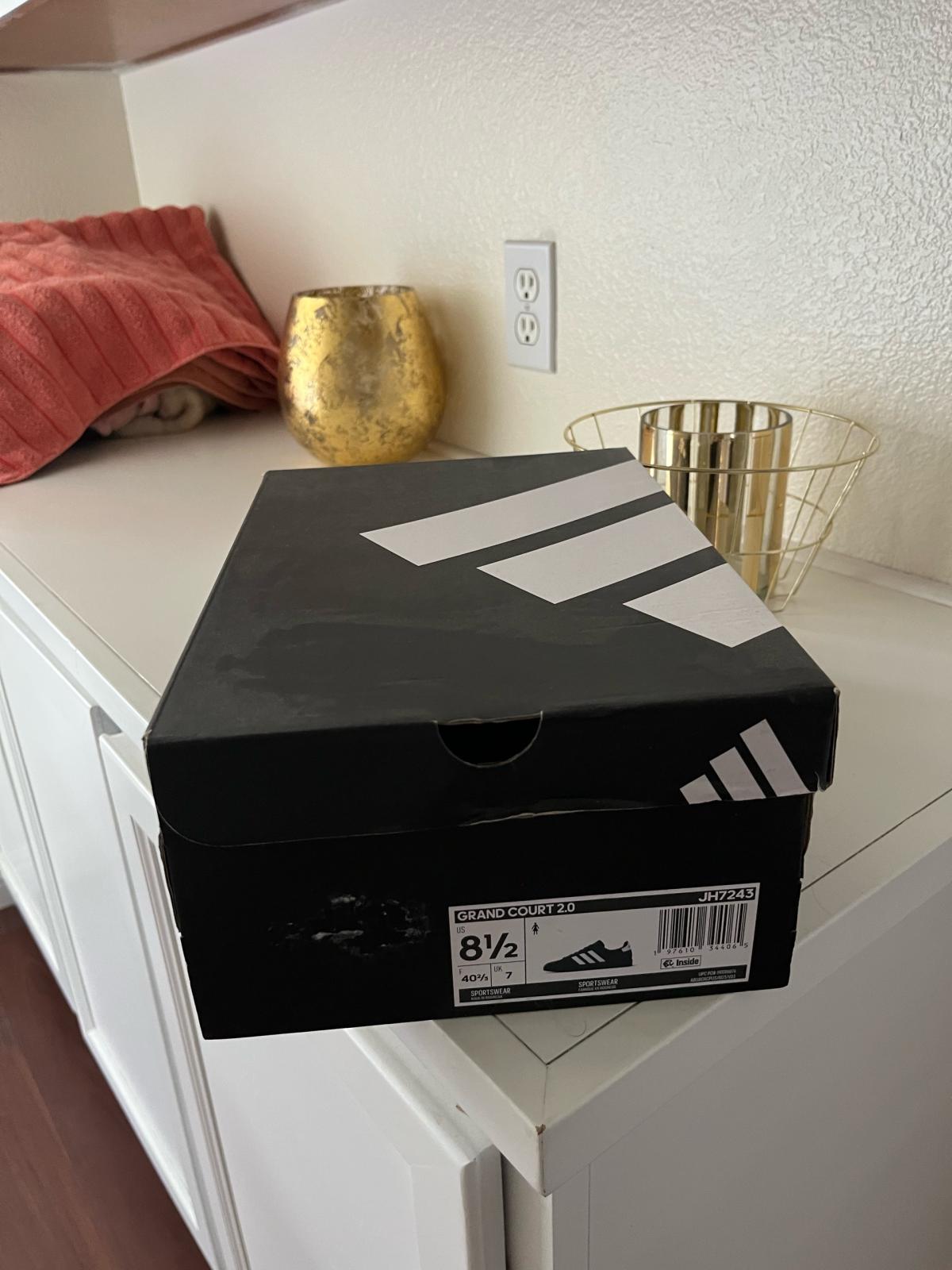 Black and White Adidas Grand Courts - Chula Vista, California - FleaMarketBay