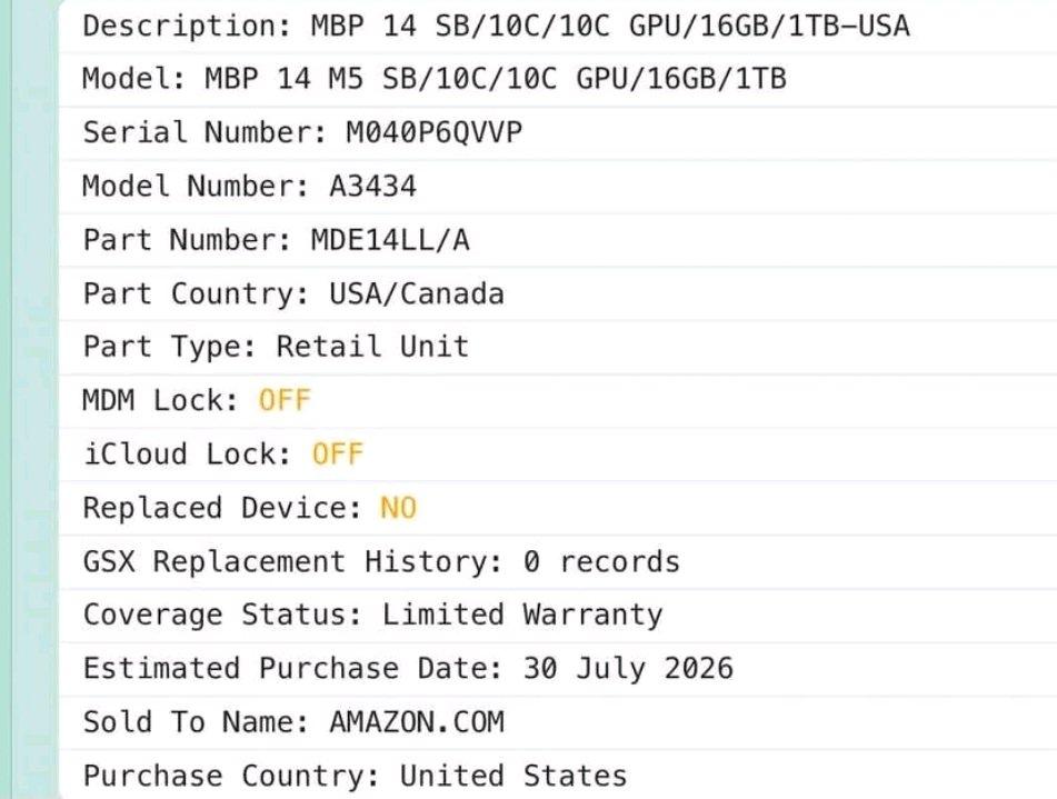 2026 Macbook Pro is Available For Distress Sale - Beverly Hills, California - FleaMarketBay