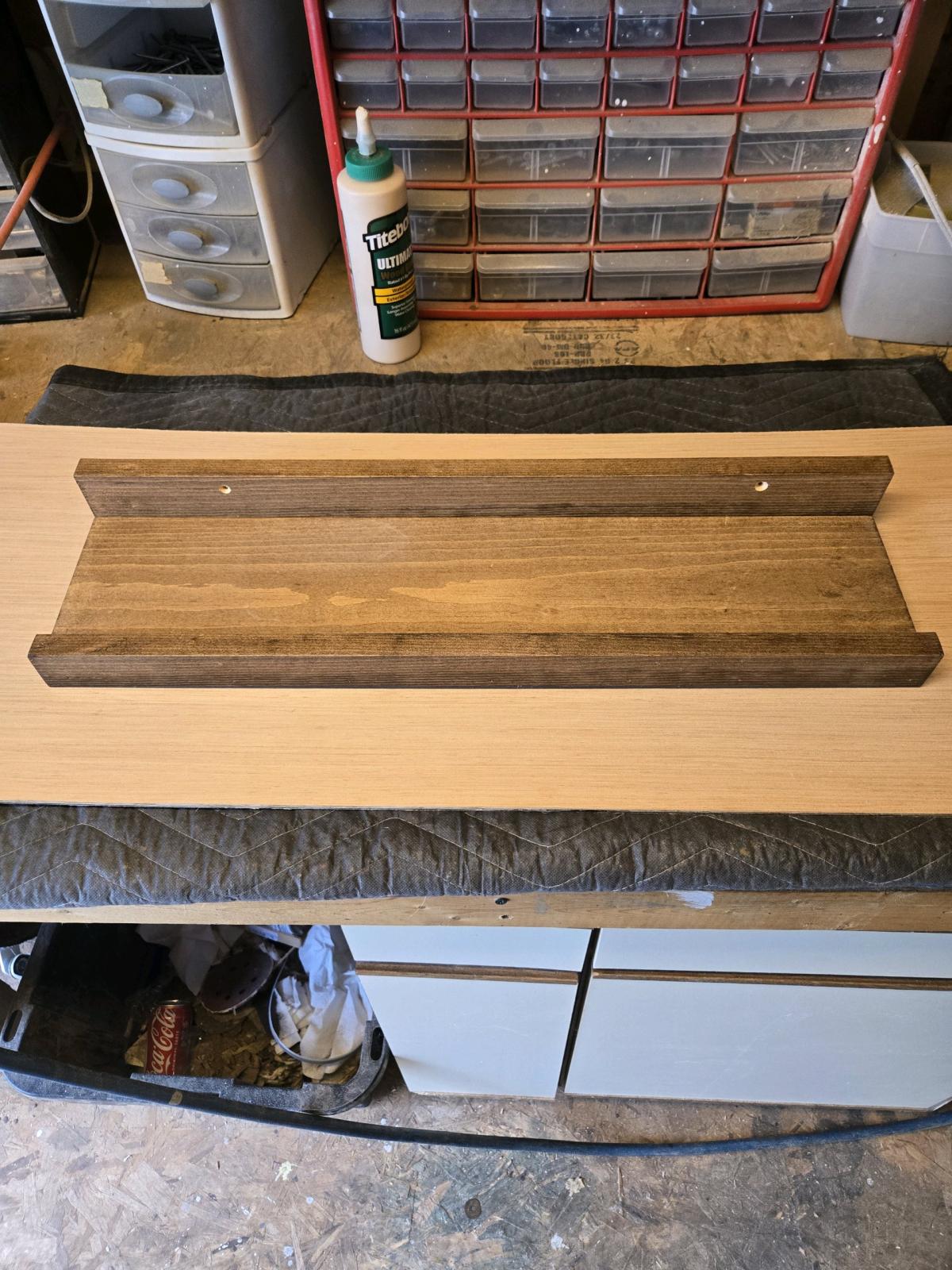 5 foot homemade shelving unit custom build - Kokomo, Indiana - FleaMarketBay
