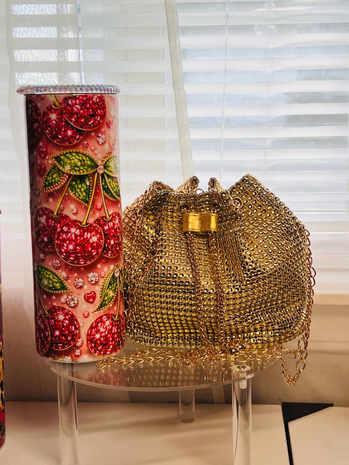 Drawstring crossbody bag and Tumbler Set - Adair, Oklahoma - FleaMarketBay