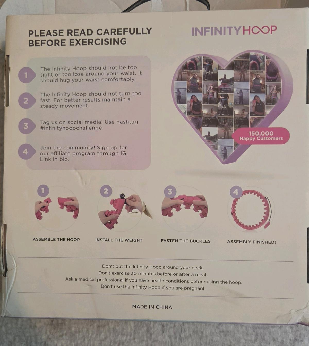 Infinity Hulu Hoop Pink - New Albany, Indiana - FleaMarketBay