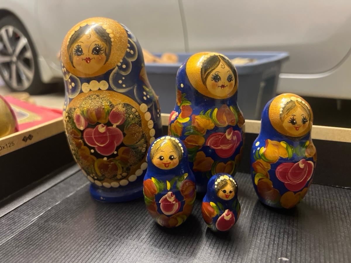 Signed Ukrainian Matryoshka Nesting Dolls  Kyiv 2003  Hand P - Bald Knob, Arkansas - FleaMarketBay
