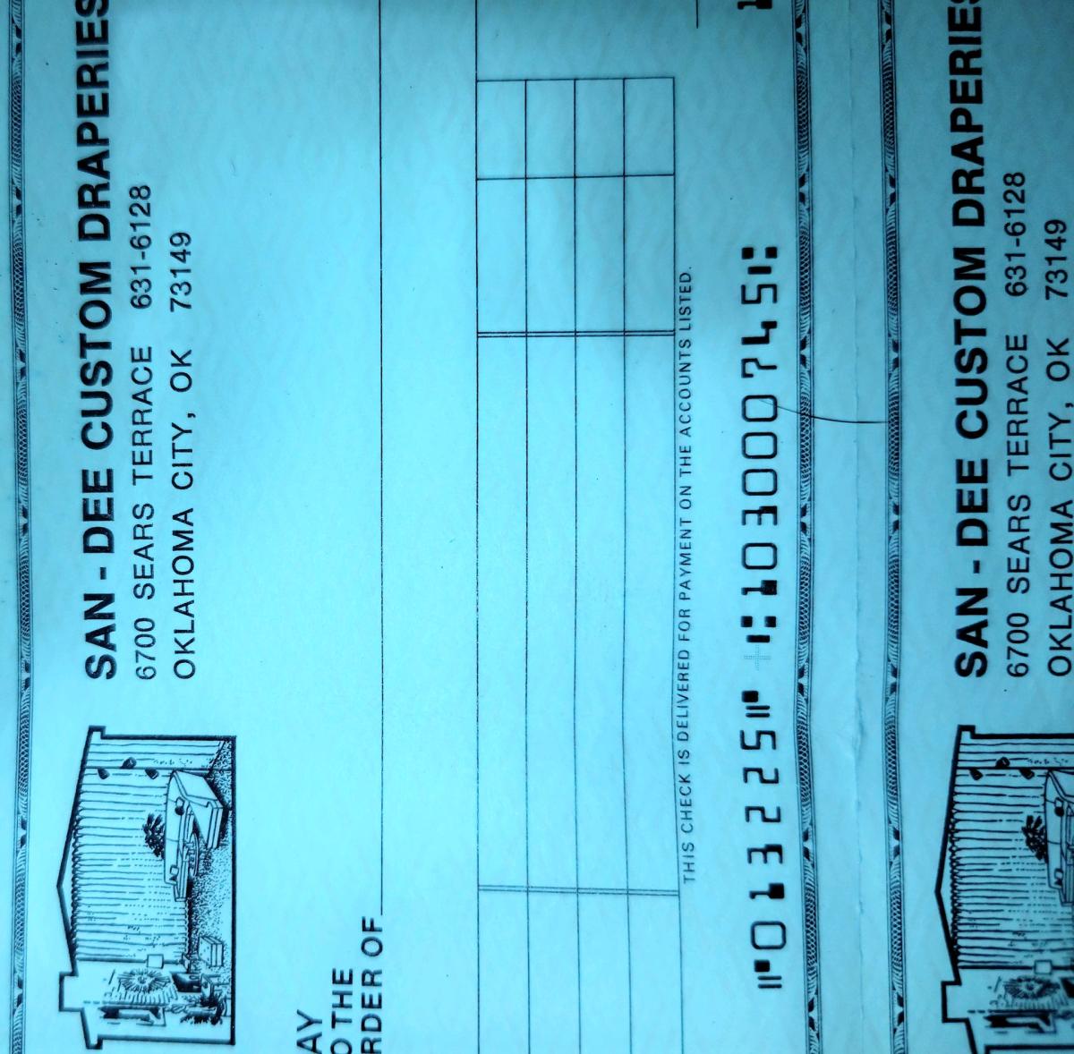 Vintage Checks Oklahoma City Collectibles - Oklahoma City, Oklahoma - FleaMarketBay