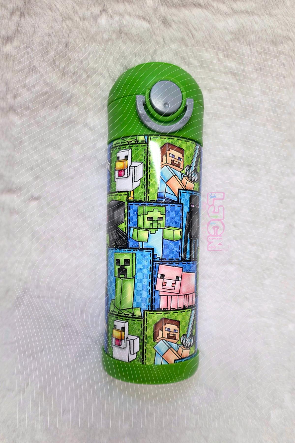 MINECRAFT 12oz KIDS WATER BOTTLE - Baldwinville, Massachusetts - FleaMarketBay